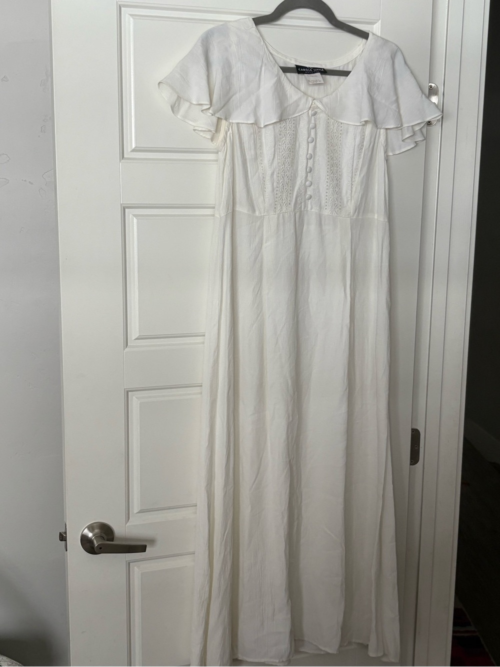 Vintage Off White Maxi Dress